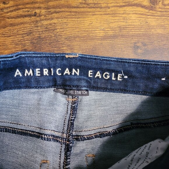 American Eagle Jeans 2 R Curvy Jegging Super Hi Rise Next Level Stretch - Picture 4 of 11